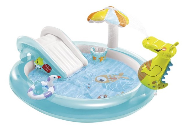 Intex Gator Play Center Piscina gonfiabile Piscina rotonda 160 L Multicolore