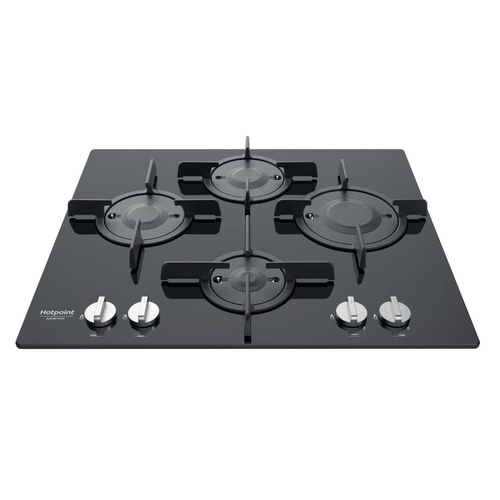 Piano cottura gas Hotpoint F100268 Ftghg 641 D Ha Bk Nero