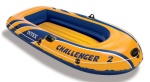 Intex - Canotto gonfiabile Intex 68367 CHALLENGER 2 set con remi Blu e Giallo
