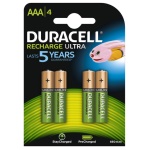 DURACELL - Duracell StayCharged AAA (4pcs), Batteria ricaricabile, Nichel-Metallo Idruro (NiMH), 4 pezzo(i), 800 mAh, 44,5 mm, 12,8 g
