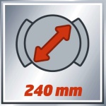 EINHELL - Einhell CC-PO 90, 2400 Giri/min, 90 W, Rosso, 1,91 kg, AC