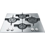 Hotpoint - Hotpoint FTGHL 641 D/IX/HA, Acciaio inossidabile, Da incasso, 60 cm, Gas, Acciaio inossidabile, 4 Fornello(i)