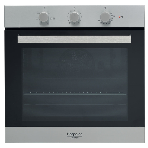 Hotpoint 3AF 534 H IX HA 71 L 5800 W A Nero, Acciaio inossidabile