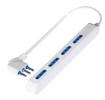 Polypool - Poly Pool PP2522, 1,5 m, 4 presa(e) AC, Interno, Tipo L, Blu, Bianco, 250 V