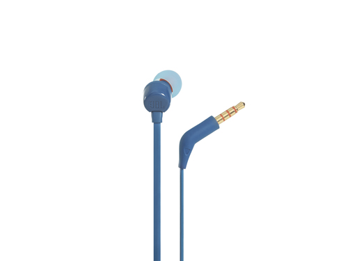 JBL T110 Auricolare Cablato In-ear Musica e Chiamate Blu