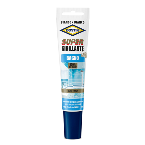Bostik Super sigillante bagno bianco 150ml