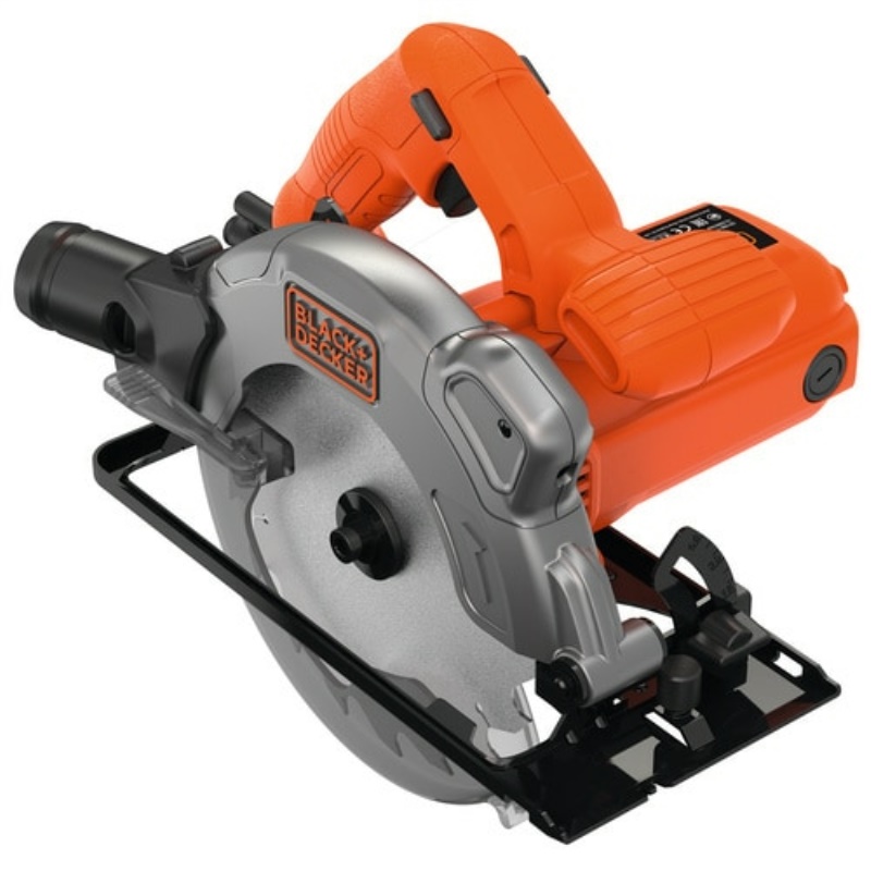 Black & Decker CS1250L 19 cm Nero, Metallico, Arancione 5300 Giri/min 1250 W