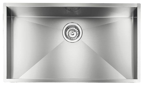 CM filoquadra 77 x 45 Lavello sottopiano Rettangolare Acciaio inossidabile
