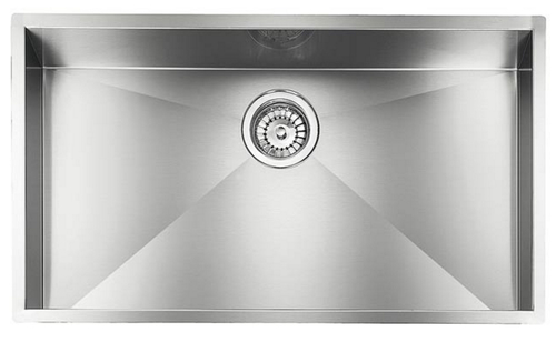 CM filoquadra 77 x 45 Lavello ad incasso Rettangolare Acciaio inossidabile