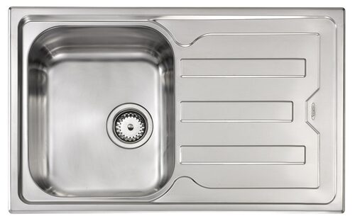 CM Cristal 79 x 50 1V Lavello montato su piano Rettangolare Acciaio inossidabile