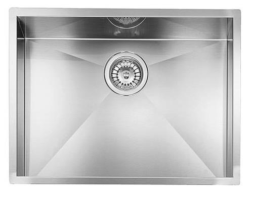 CM filoquadra 57 x 45 Lavello sottopiano Rettangolare Acciaio inossidabile