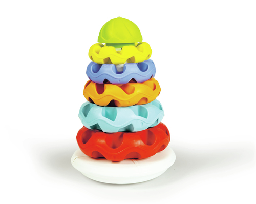 17103 Clementoni Anelli Impilabili del Bosco Allegro, Ragazzo/Ragazza, Plastica, Multicolore, 5 pezzo(i)