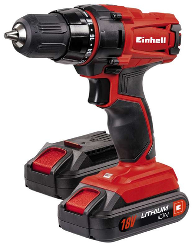 Einhell TC-CD 18-2 Li Senza chiave 980 g Nero, Rosso