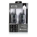 Midland - Midland XT70, 24 canali, 446.00625 - 446.09375 MHz, LCD, AAA, Alcalino, 113 g