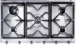 SMEG - Smeg Universal SRV596GH5, Acciaio inossidabile, Da incasso, Gas, Acciaio inossidabile, 5 Fornello(i), 5 Fornello(i)