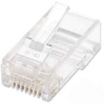 Manhattan - Intellinet 502399, RJ-45, Trasparente, Policarbonato, Cat5e, U/UTP (UTP), Oro