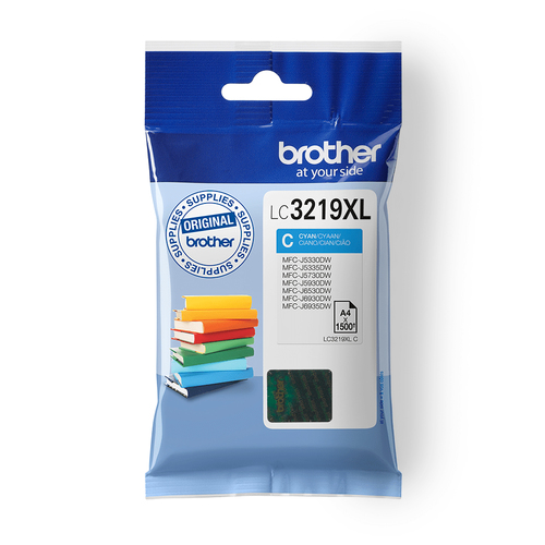 Brother LC-3219XLC cartuccia d'inchiostro Originale Blu