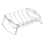 Griglia barbecue Weber 6469 Supporto Cottura Arrosti Inox lucido Inox 