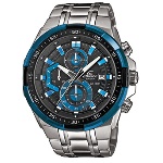 CASIO - Casio EFR-539D-1A2VUEF, Maschio, Rotondo, Acciaio inossidabile, Resistente all'acqua, Quarzo