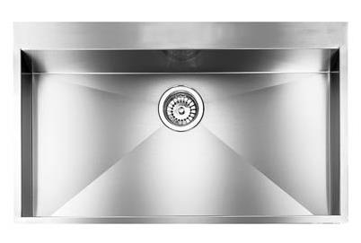 CM filoquadra mix 85 x 50 Lavello ad incasso Rettangolare Acciaio inossidabile
