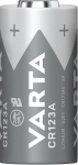 VARTA - Varta 1x CR 123 A, Batteria monouso, Litio, 3 V, 1 pezzo(i), 1430 mAh, Blu, Argento
