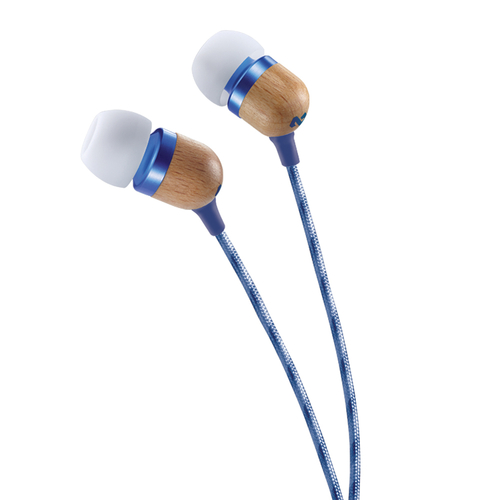 The House Of Marley Smile Jamaica Cuffia Auricolare Connettore 3.5 mm Blu, Bianco
