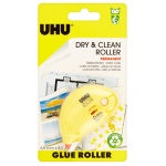 Uhu Bostik - UHU Dry & Clean Roller - 6.5mm x 8.5m, Giallo, 8,5 m, 6,5 mm, Malesia, Blister, 1 pezzo(i)