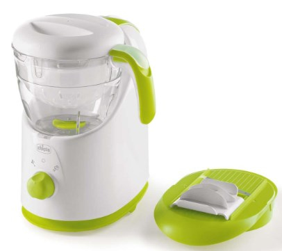 Chicco Easy Meal pentola a vapore 1 cestello/i Libera installazione 500 W Verde, Bianco