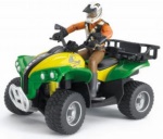 Bruder - Modellino moto Bruder 63000 Ducati Quad con pilota