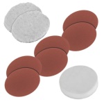 EINHELL - Einhell BT-PO 1100 E, Disco da lucidatura, Marrone, Bianco