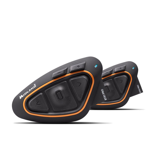 Midland BTX1 PRO TWIN interfono da moto 2 canali 300 m Nero