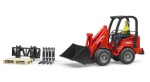 Mezzo cantiere Bruder 02191 SCHAEFFER Ruspa con personaggio e accessor