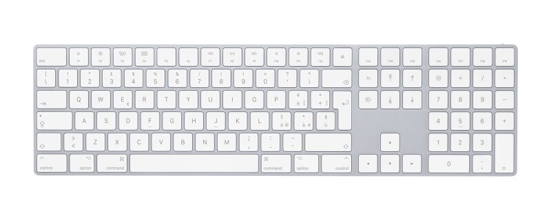 Apple Magic Keyboard con tastierino numerico - Argento