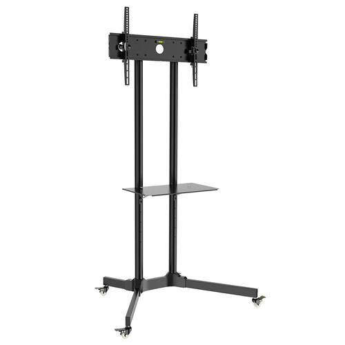 Techly Supporto a Pavimento con Mensola Trolley TV LCD/LED/Plasma 30-65