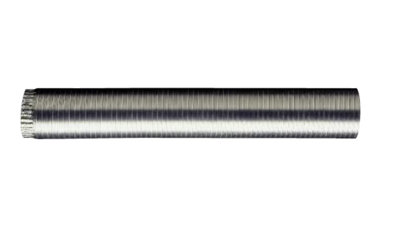 SAVE Fumisteria Classic FN824 Tubo dritto per canna fumaria 85 cm Alluminio