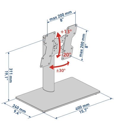 Meliconi Stand 200 101,6 cm (40