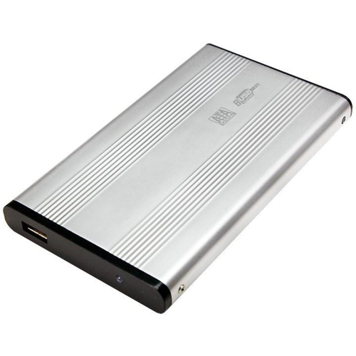 Techly I-CASE SU-25-WS contenitore di unità di archiviazione Box esterno HDD Argento 2.5