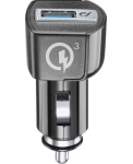 Cellular Line - Cellularline USB Car Charger 18W - Huawei, LG, Asus and other smartphone Caricabatterie da auto adattivo 18W Nero, Auto, Accendisigari, Nero
