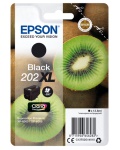 EPSON - Epson Kiwi Singlepack Black 202XL Claria Premium Ink, Resa elevata (XL), Inchiostro a base di pigmento, 13,8 ml, 550 pagine, 1 pz