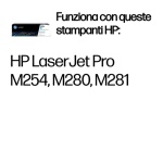 HP Cartuccia toner ciano originale ad alta capacità LaserJet 203X