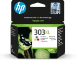 HP - HP Cartuccia di inchiostro in tricromia originale ad alta capacità 303XL, Resa elevata (XL), Inchiostro a base di pigmento, 415 pagine, 1 pz