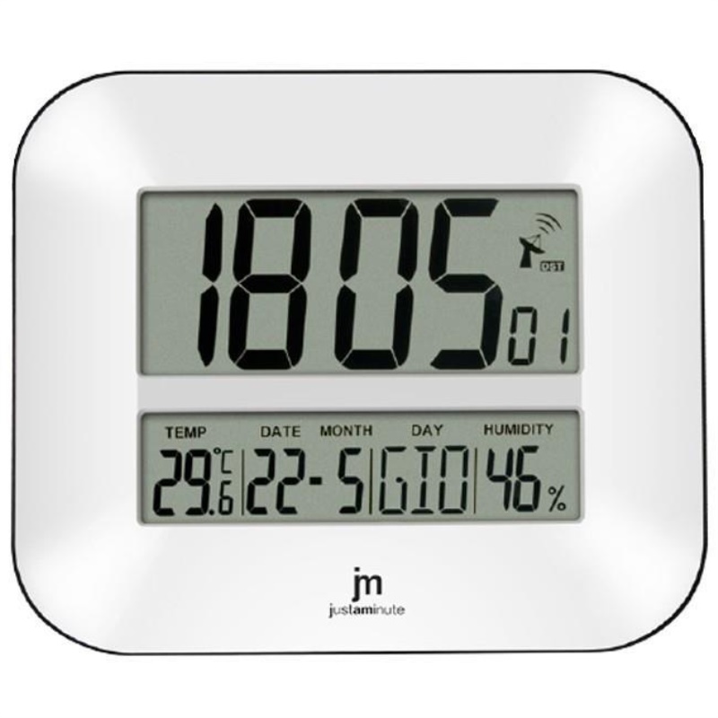 Lowell JD9902 orologio da parete Orologio da parete digitale Rettangolo Bianco