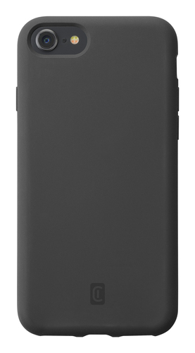 Cellularline Sensation - iPhone 8/7/6 Custodia in silicone soft touch Nero