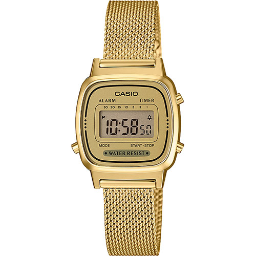 Casio LA670WEMY-9EF orologio Orologio da polso Unisex Elettronico Oro