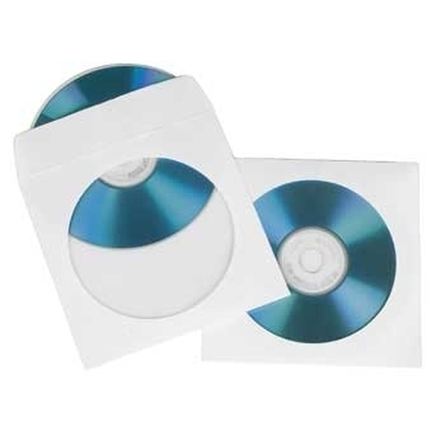 Buste proteggi CD e DVD Hama 00451179 Bianco