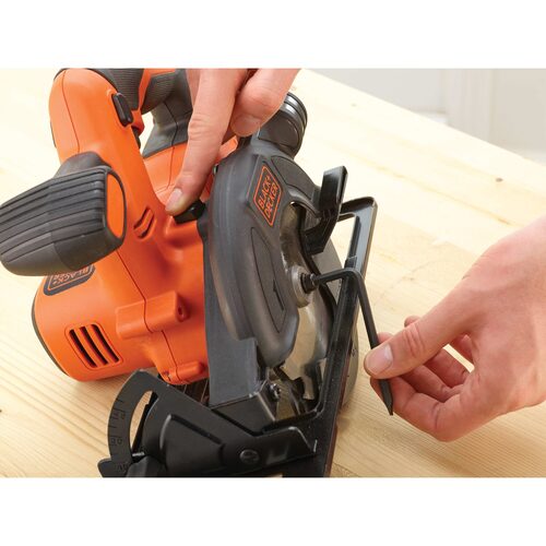 Black & Decker BDCCS18 14 cm Nero, Rosso 3700 Giri/min