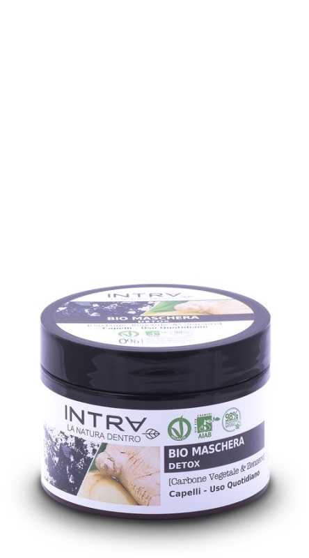 Intra Carbone Vegetale & Zenzero Bio Maschera Detox 250ml