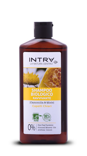 Intra Camomilla & Miele Shampoo Biologico Ravvivante 250ml