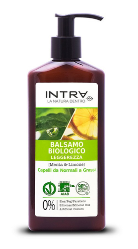 Intra Menta & Limone Balsamo Biologico Leggerezza 250ml