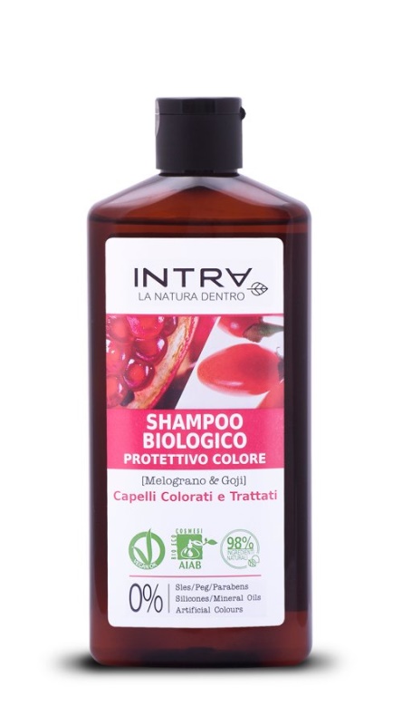 Intra Melograno & Goji Shampoo Biologico Protettivo Colore 250ml